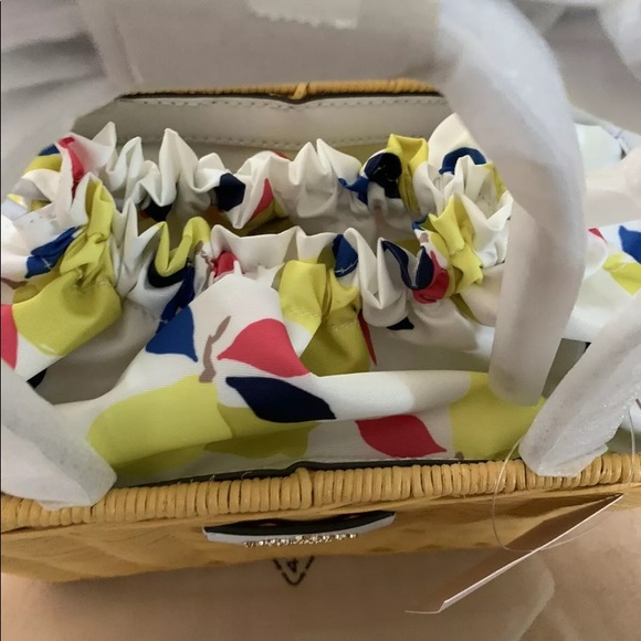 NWT $399 KATE SPADE NEW YORK SAM WICKER SATCHEL - Picture 3 of 5